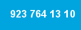 923 764 13 10 923 764 13 10
